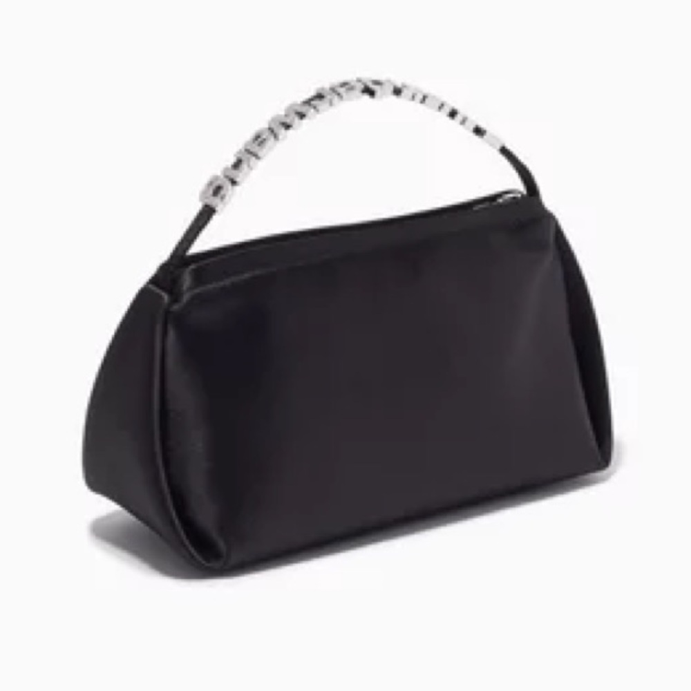Alexander Wang Marquess Micro Bag in Satin Black